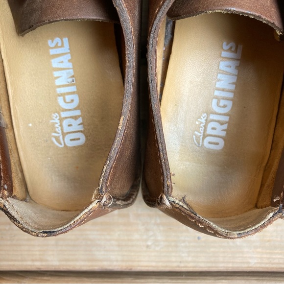 Clarks Janey Mae womens brown leather lace up oxfords wide toe box shoes comfy - Picture 3 of 13